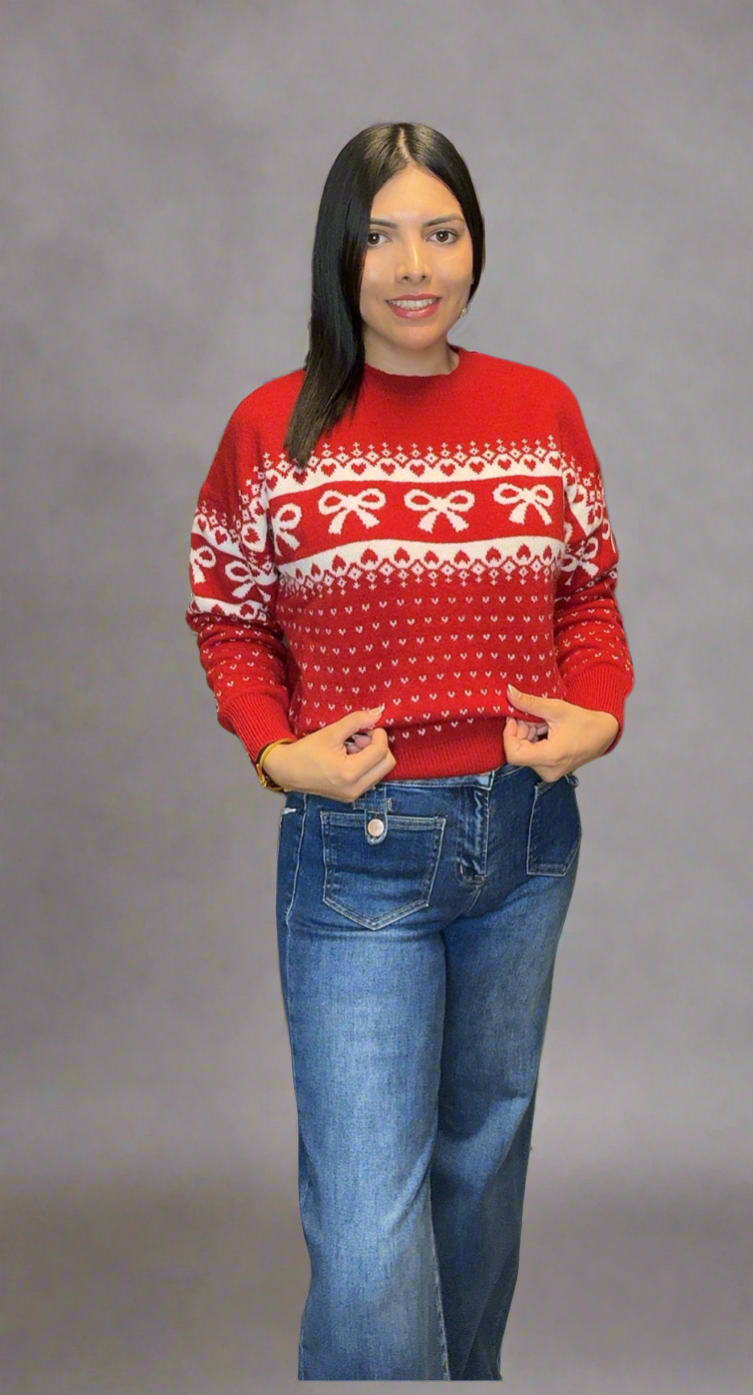 Ribbon sweater