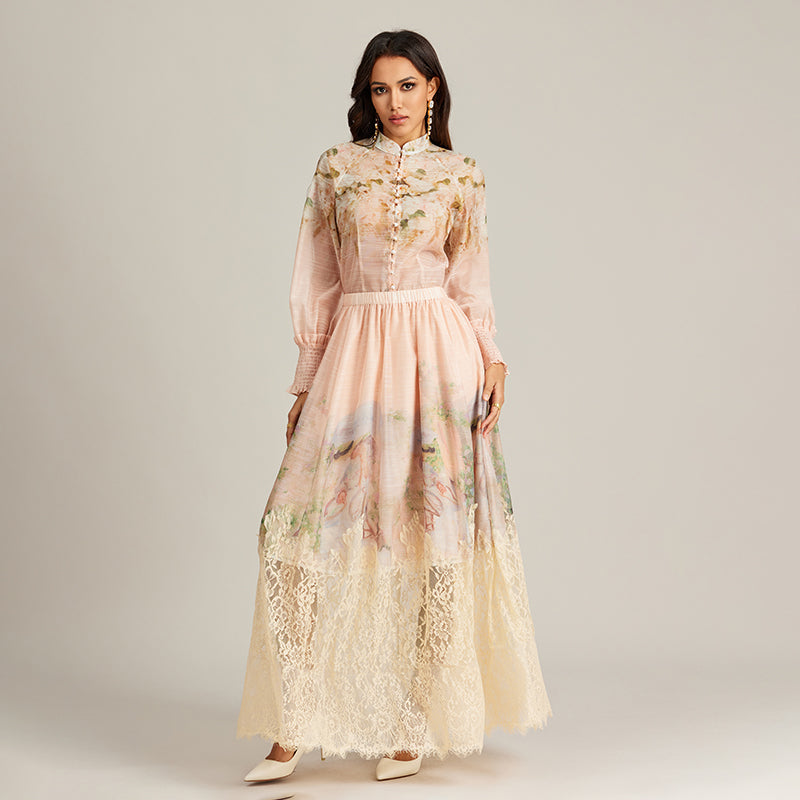 Lace skirt set