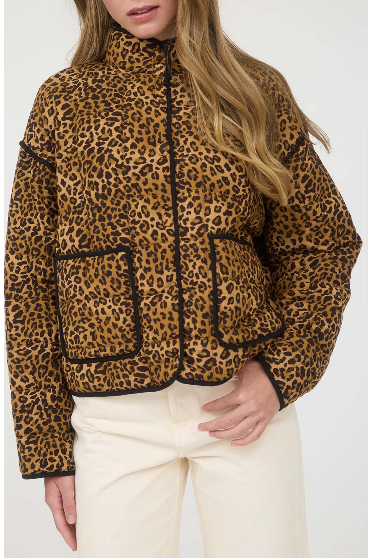 Animal print jacket