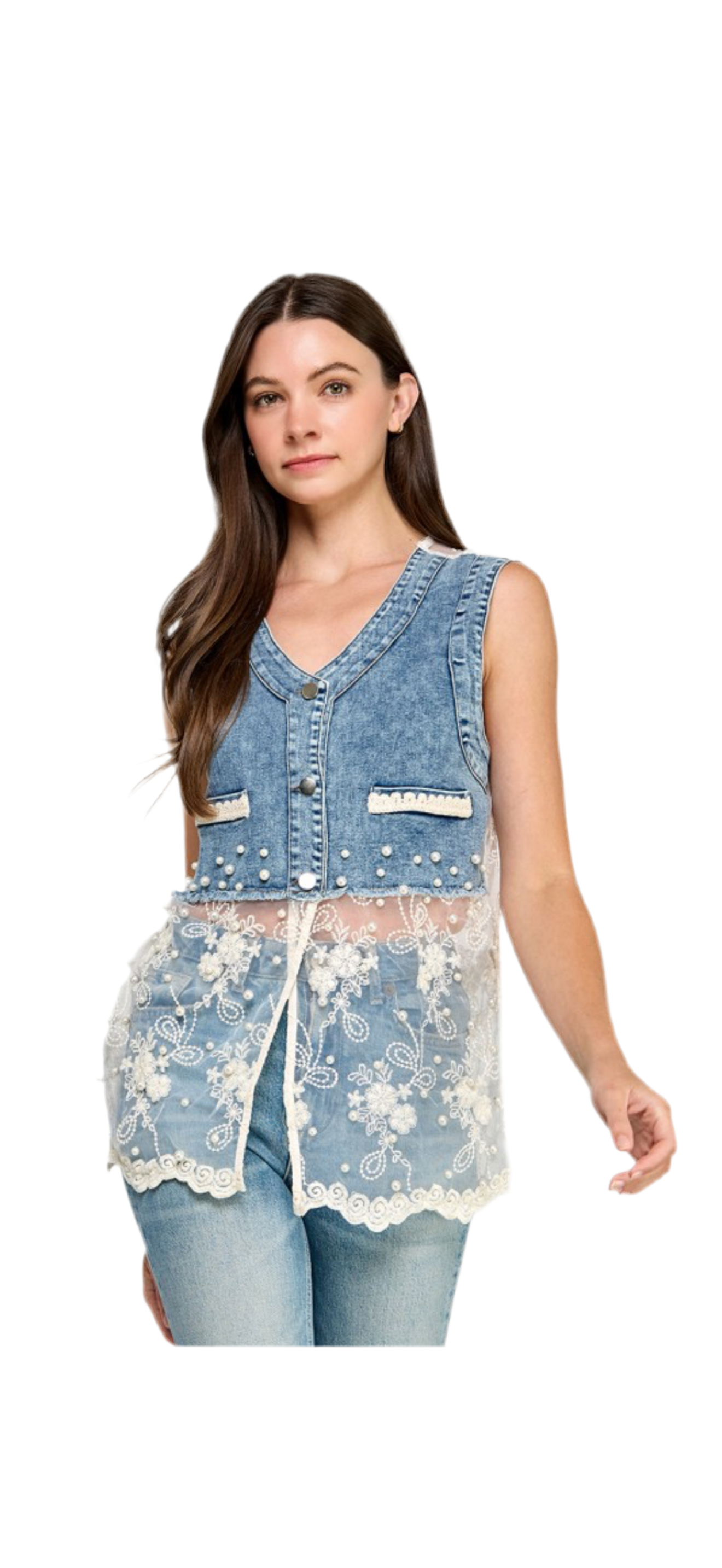 Denim vest
