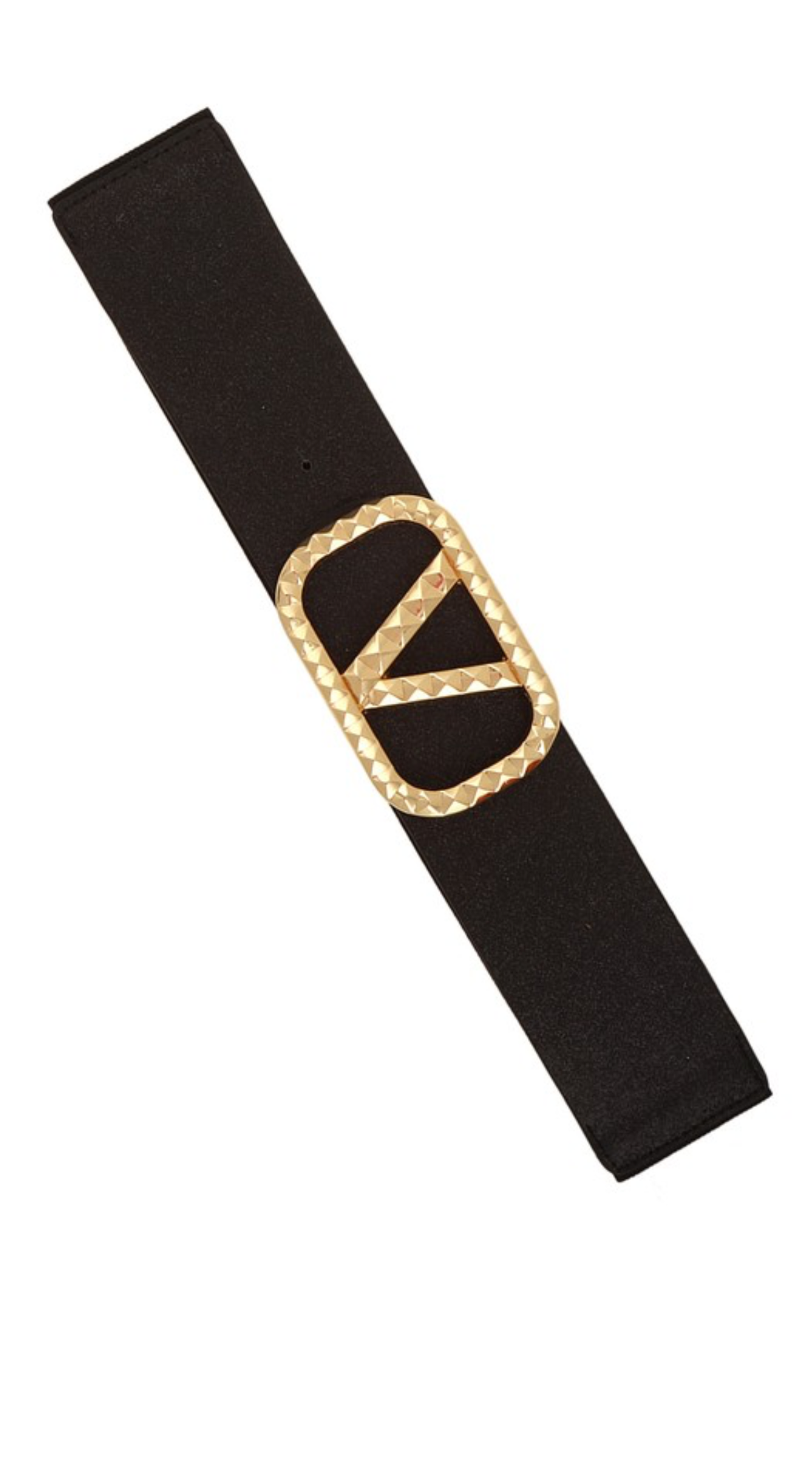 V glitter elastic belt
