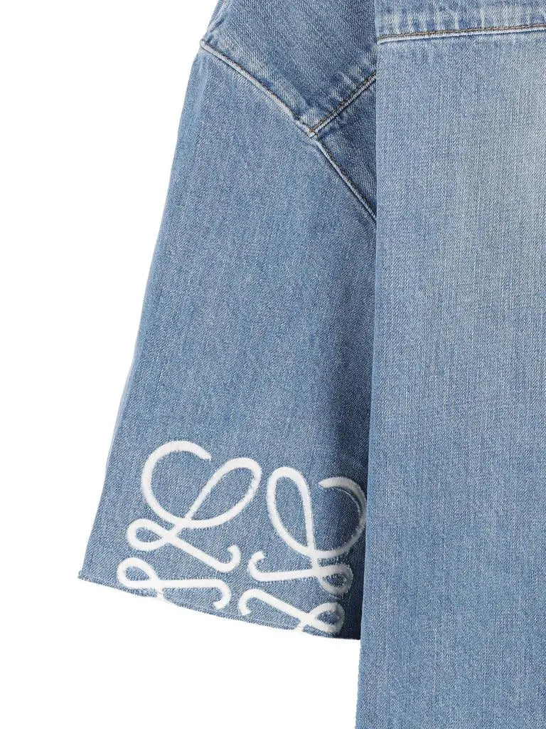 Denim blouse