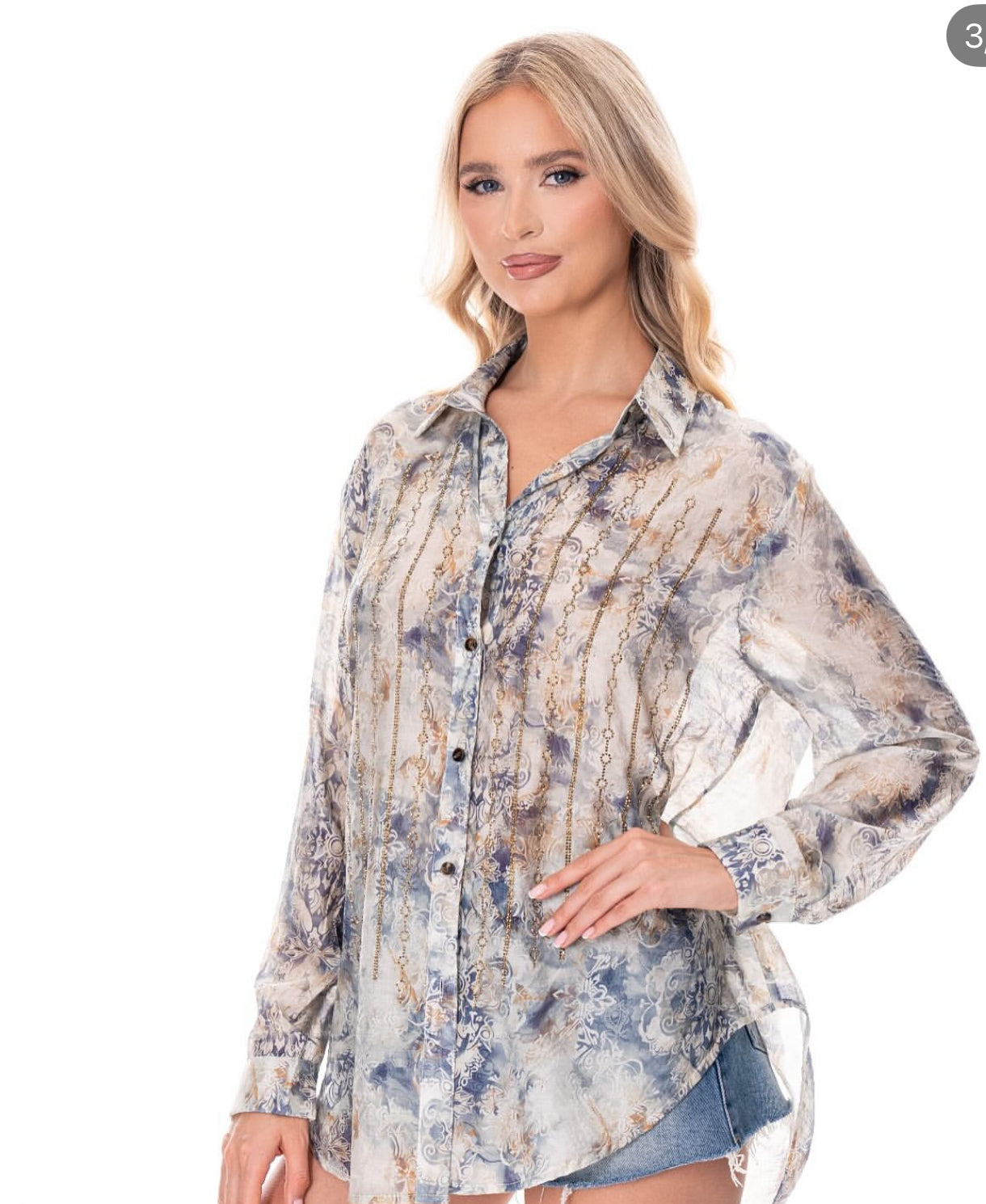 Golden blouse