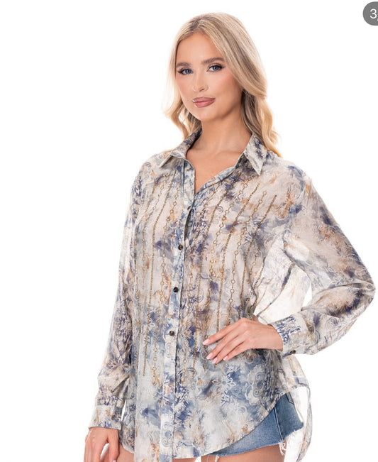 Golden blouse