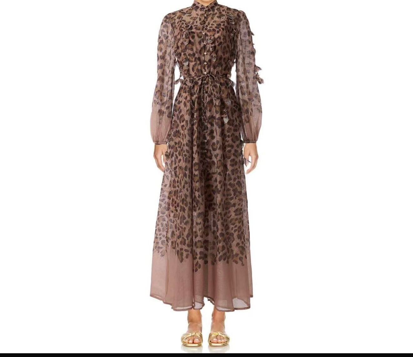 Animal print dress
