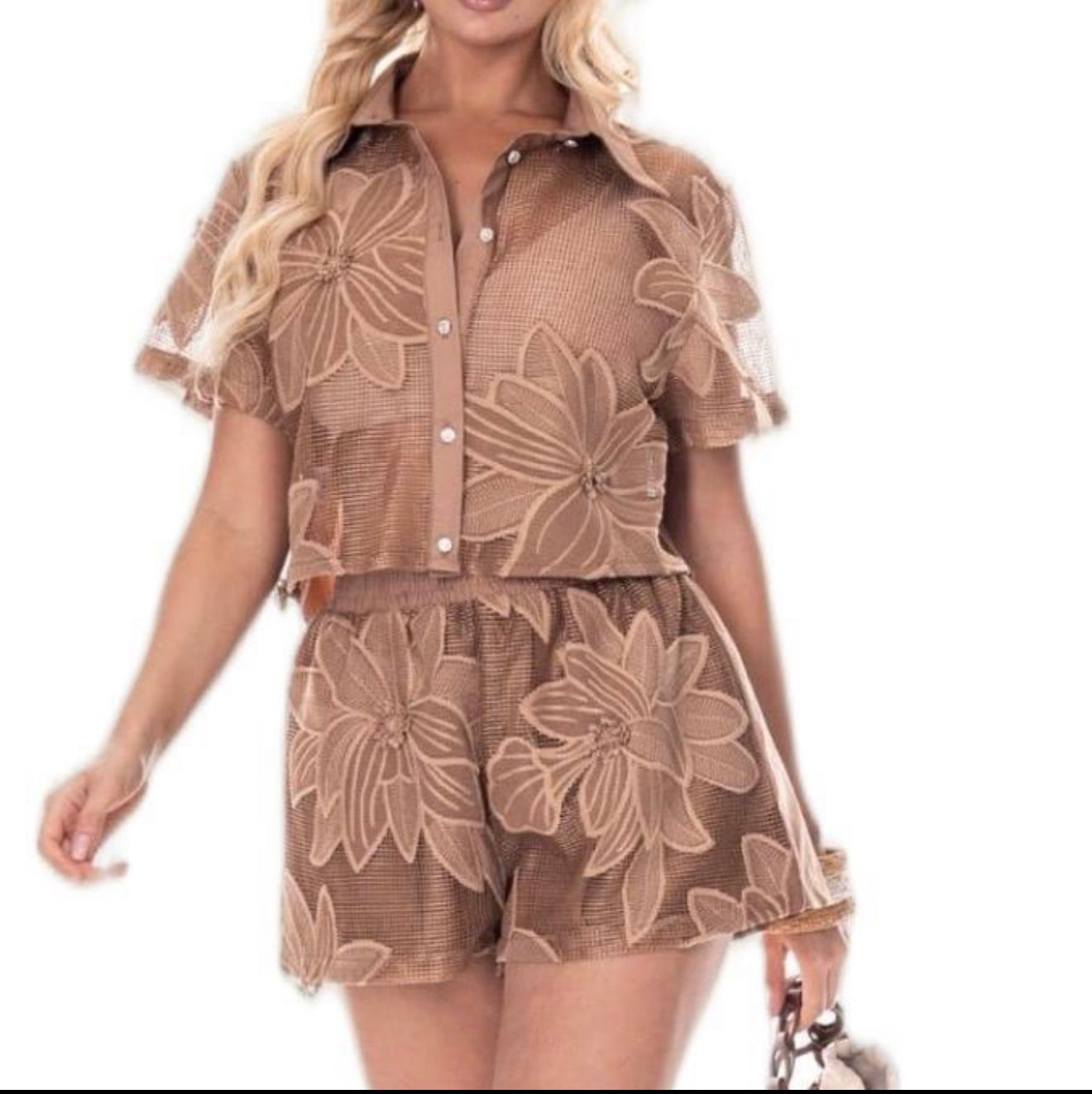 Flower lace set