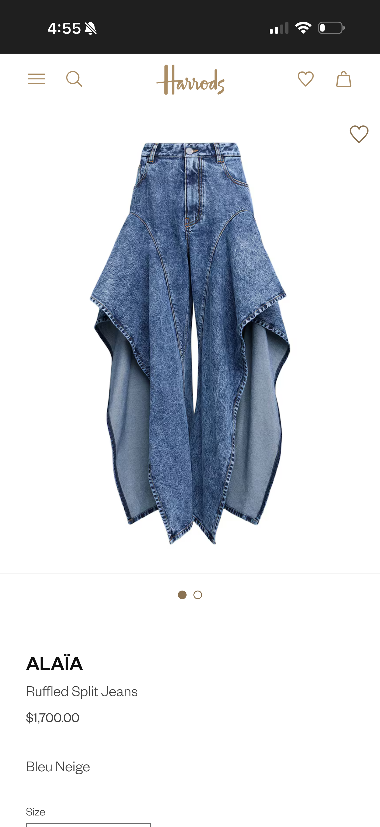 Designer jeans