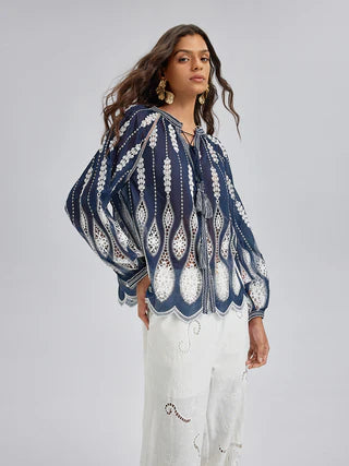 Embroidery blouse