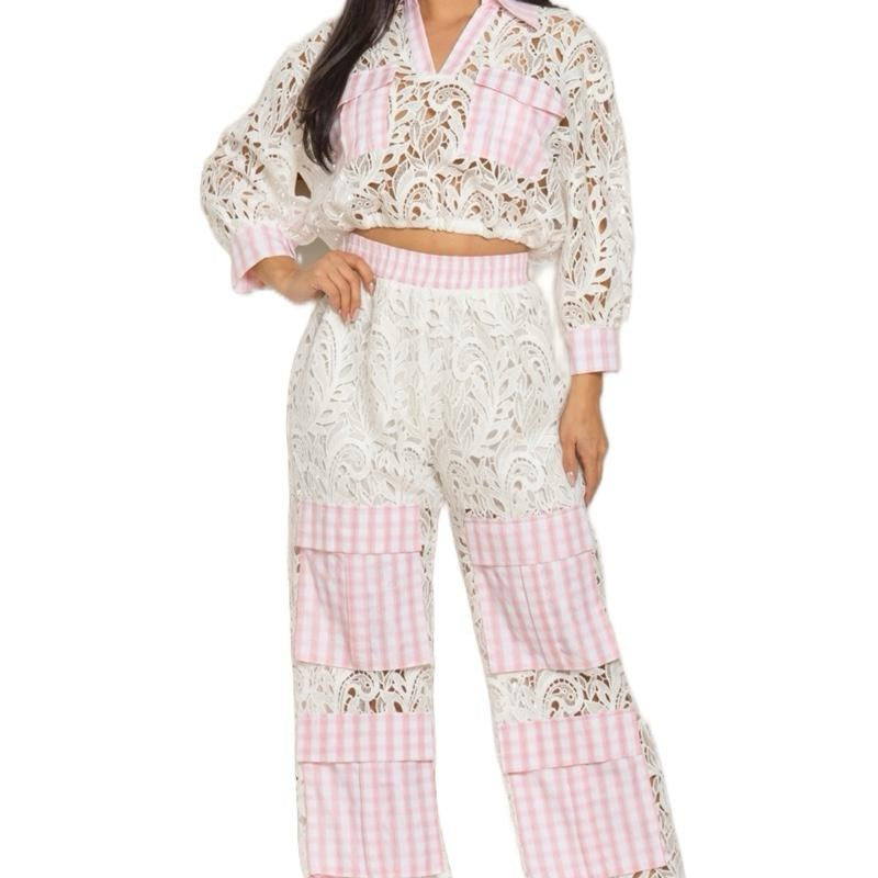 Lace two pieces set
