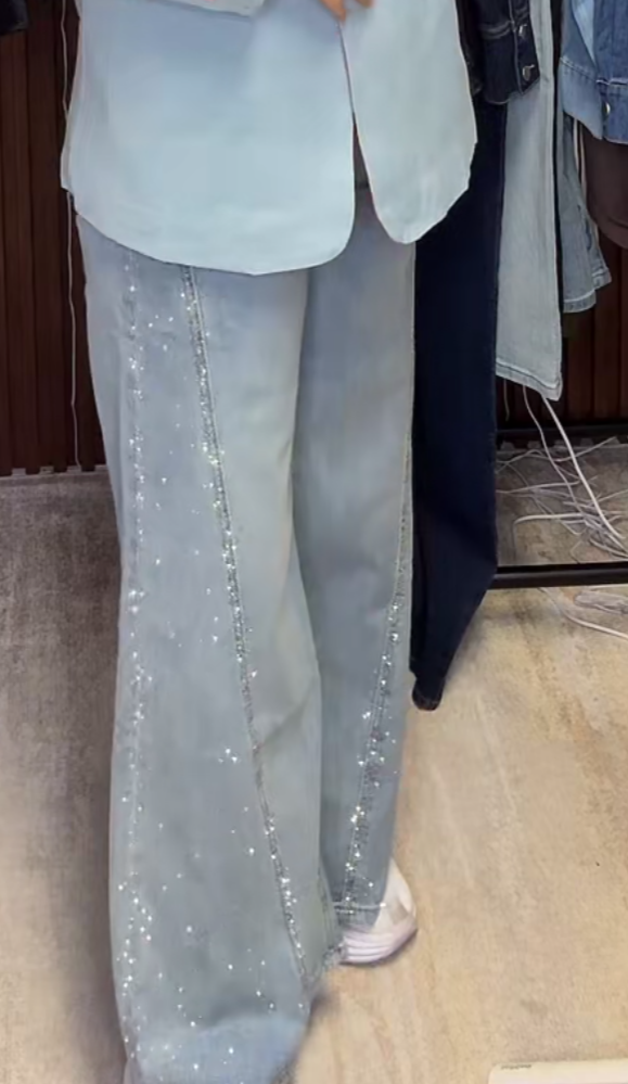 Rhinestone jeans