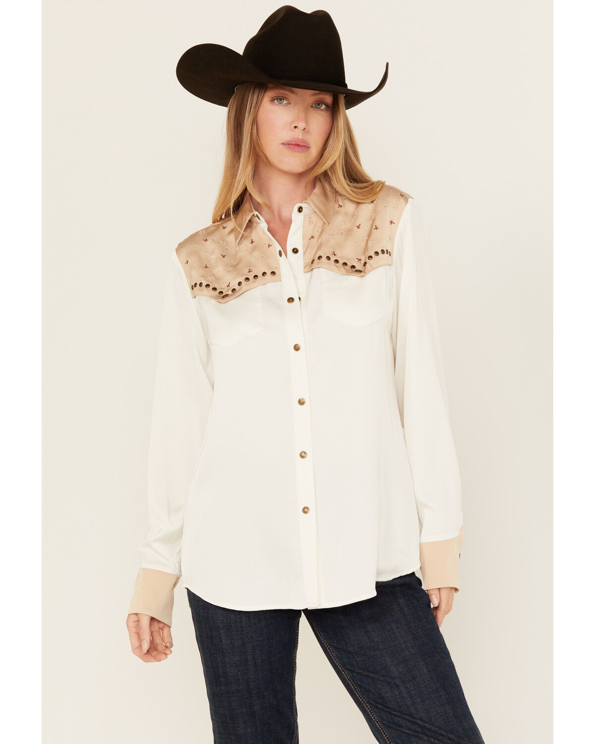 Studded horse blouse