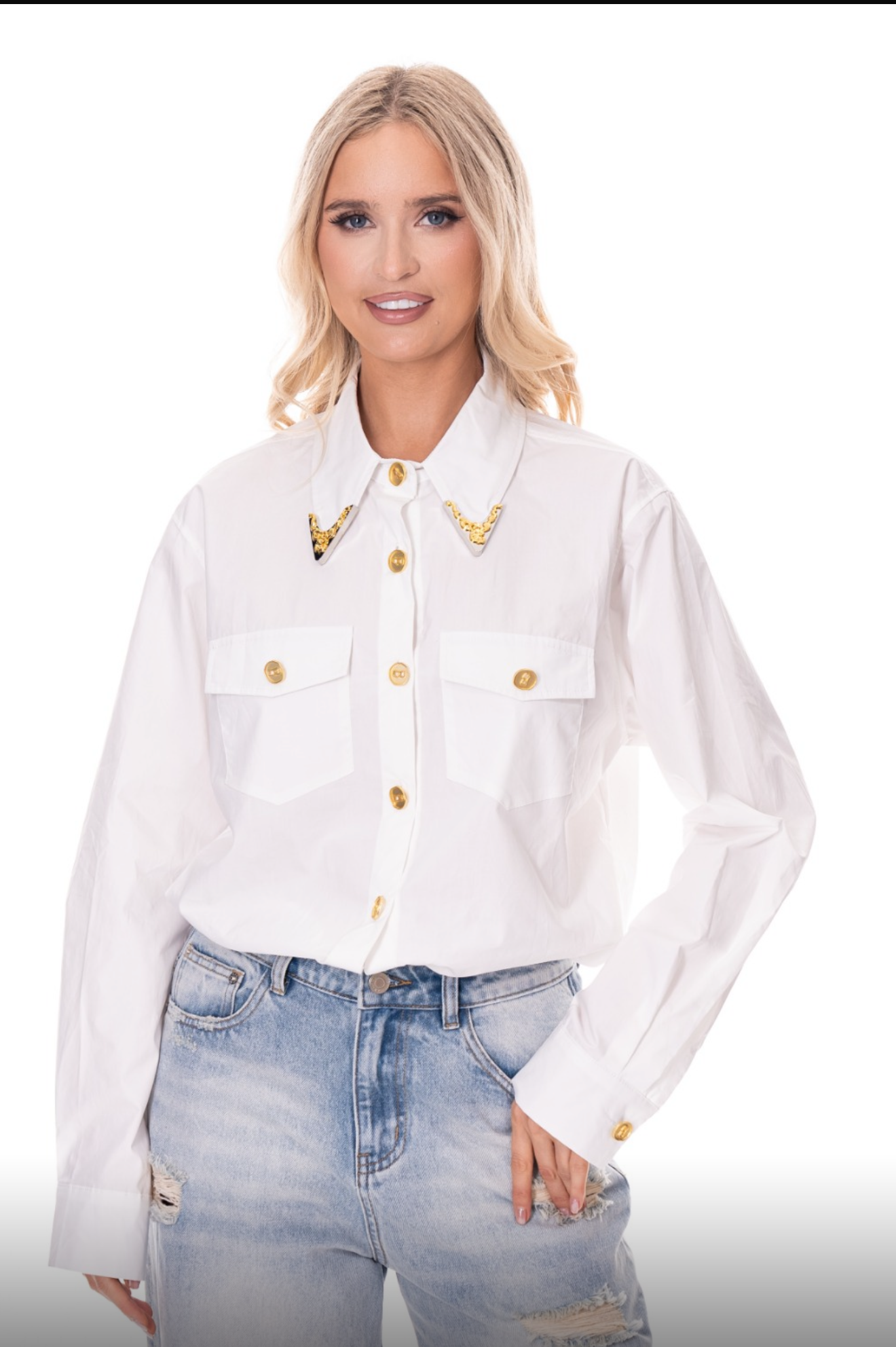 Classic white blouse