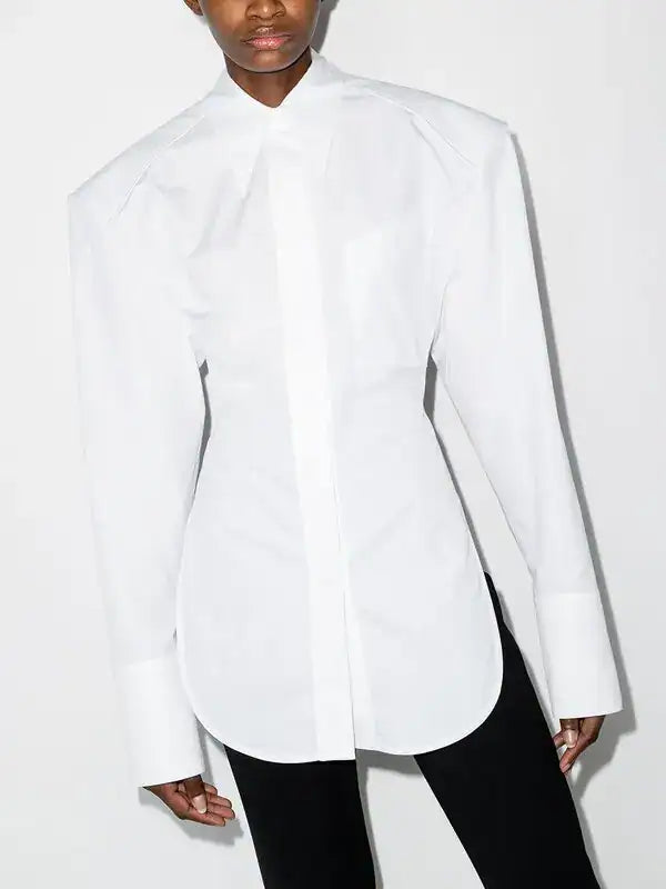 White open blouse