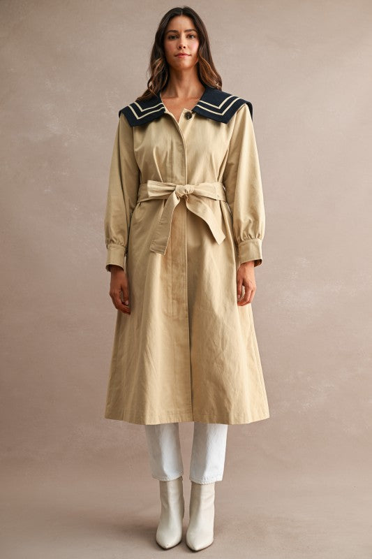 Sailor trench coat