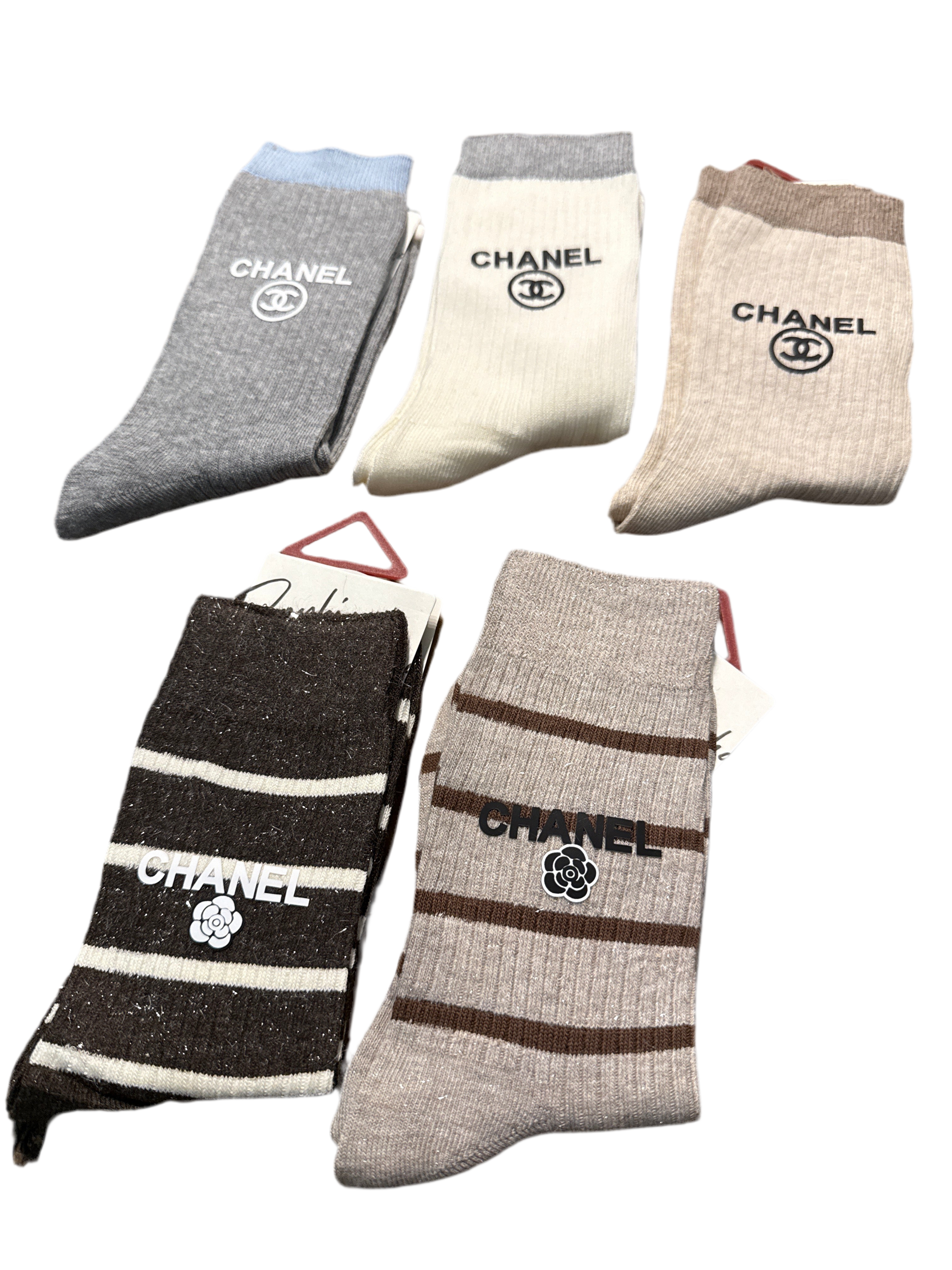 Chanel sock set pack