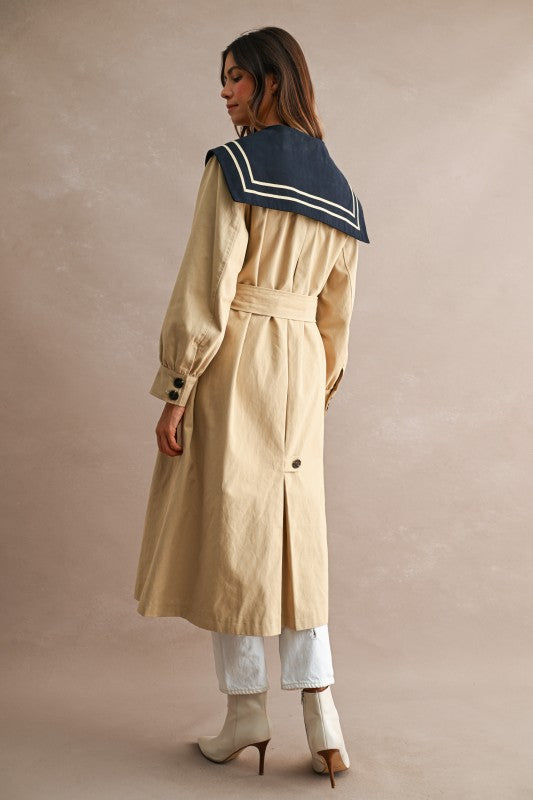 Sailor trench coat