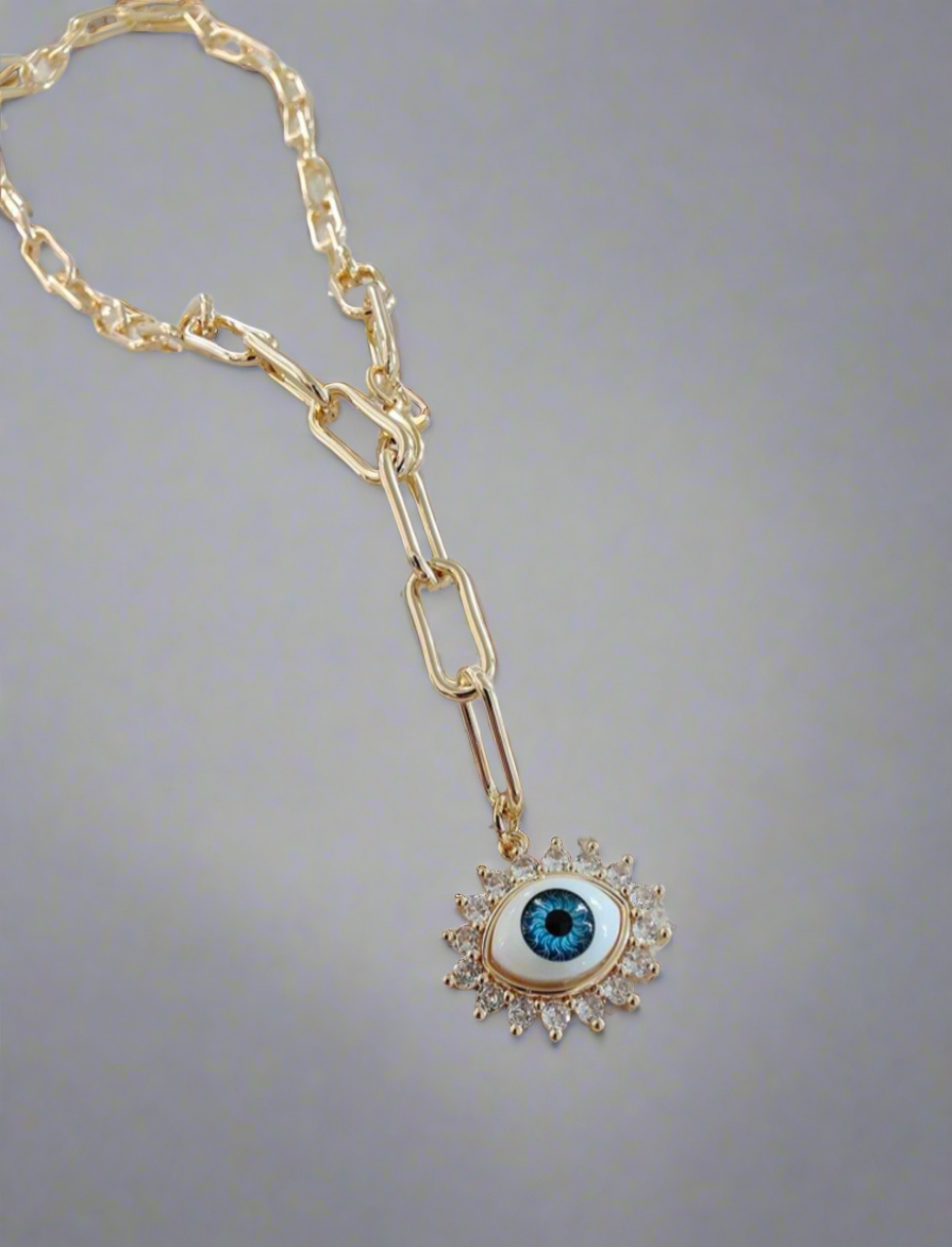 Evil eye necklace