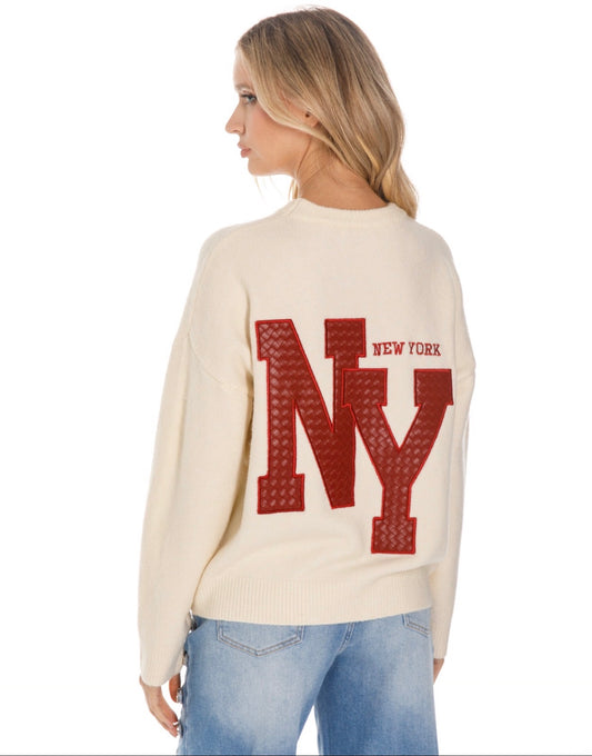 Ny red sweater
