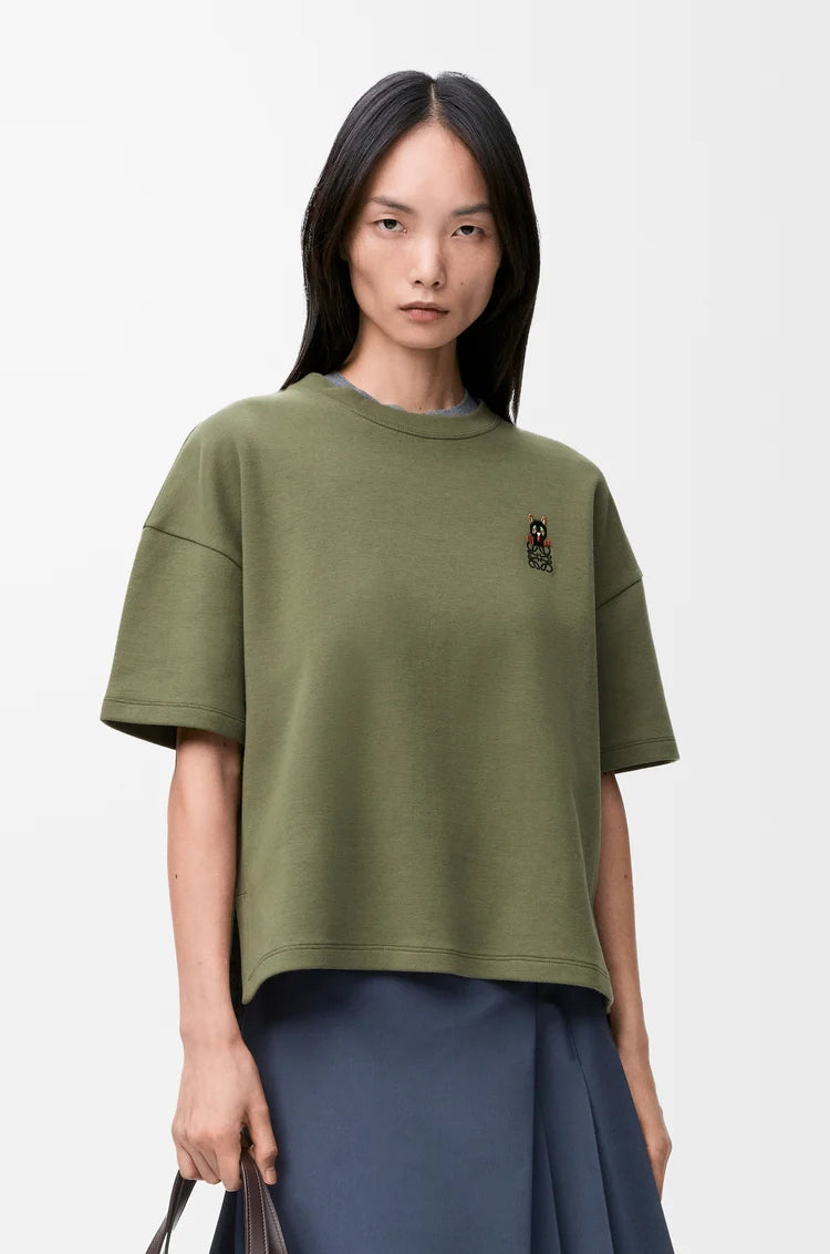 Green designer shirt