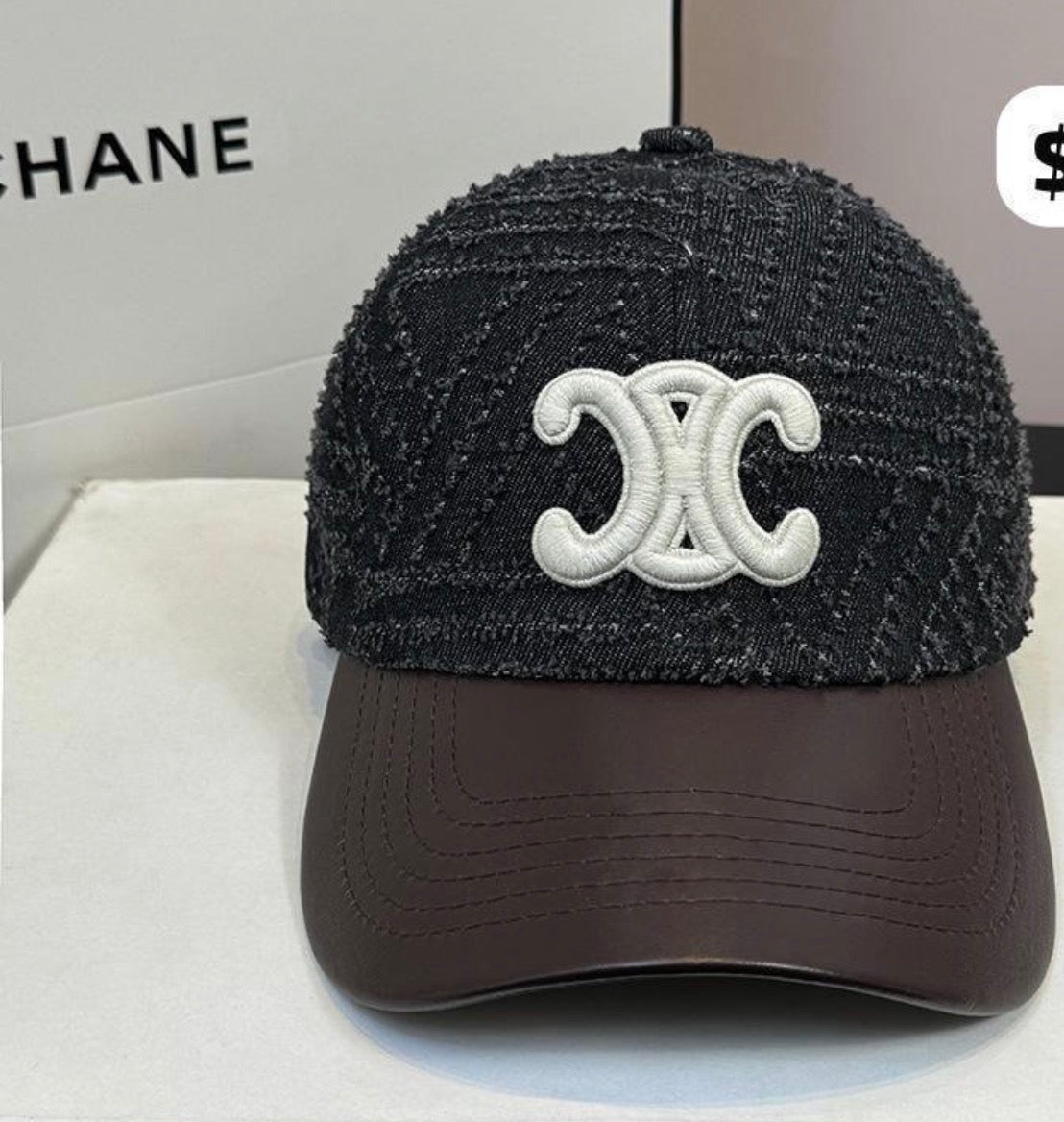 Brown cap