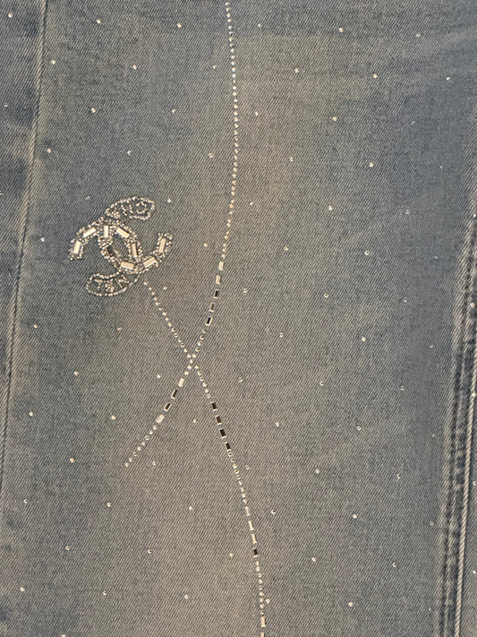 CC JEAN RHINESTONES