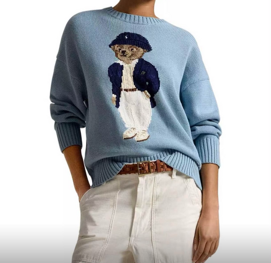RL sweater light blue