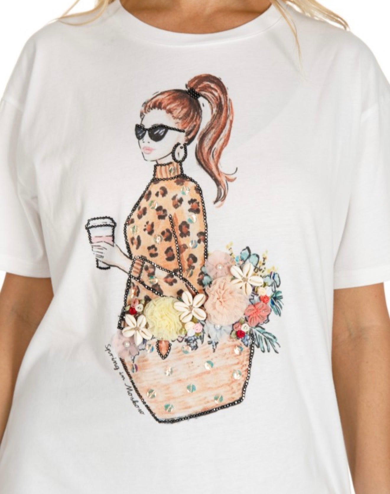 Flower basket tshirt