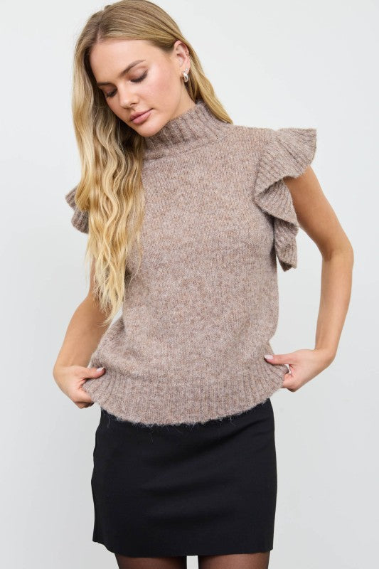 Ruffle sweater
