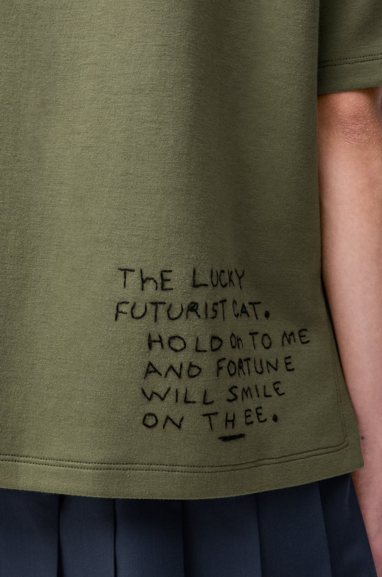 Green designer shirt