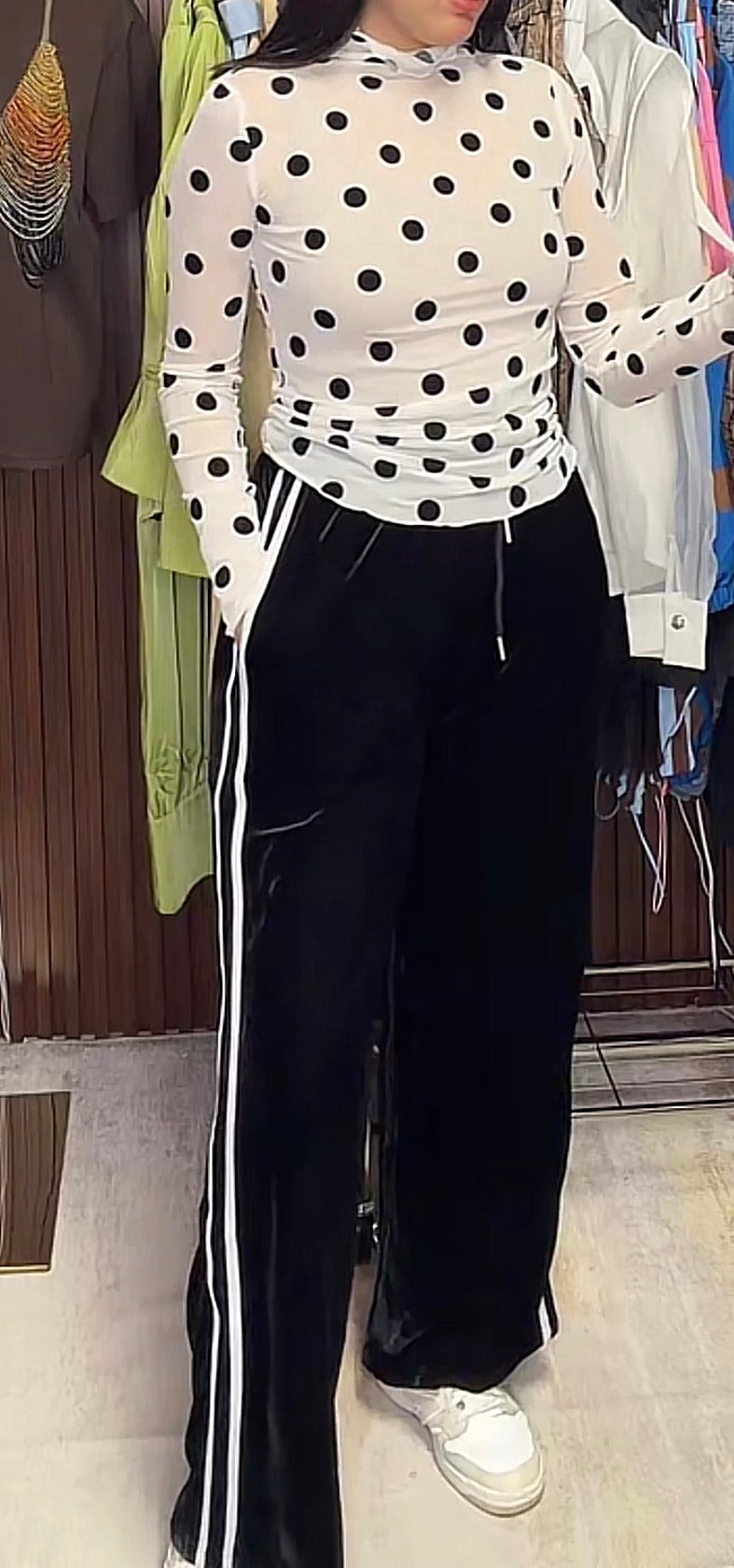 Polka dot mesh