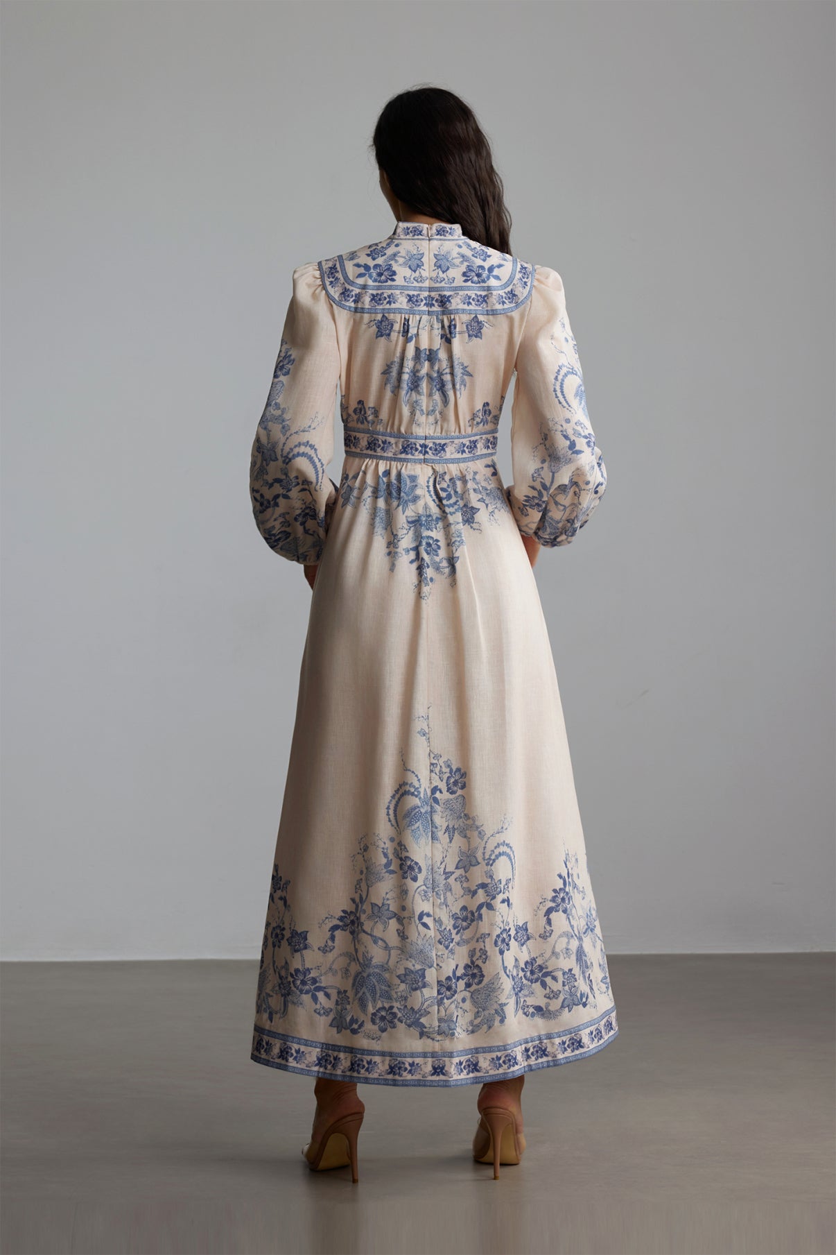 Blue Venetian dress