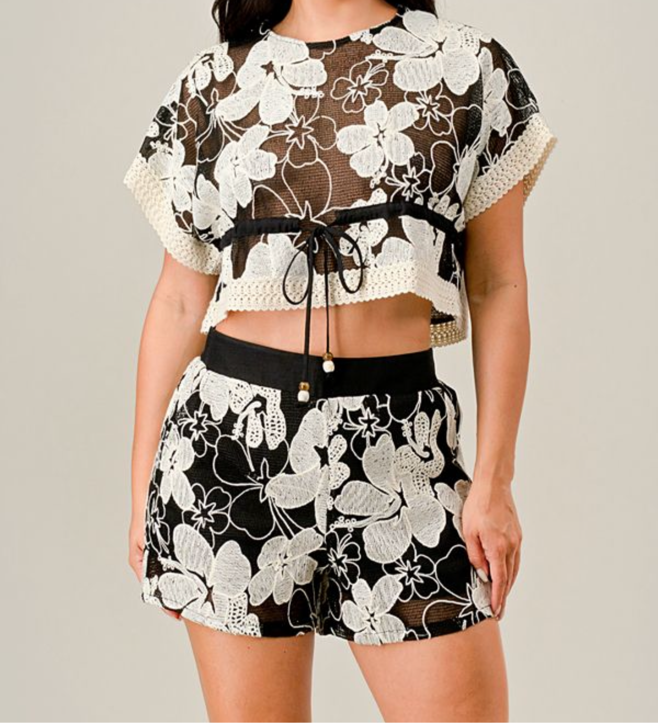 Botanic embroidery set