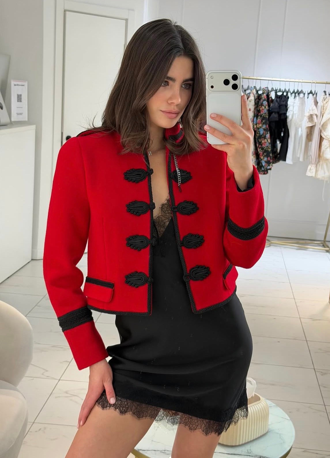 Red jacket