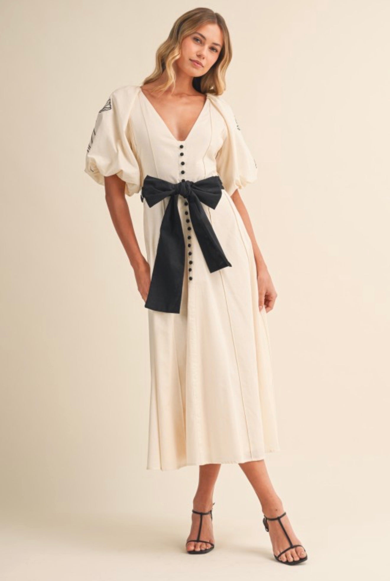 Embroidered dress