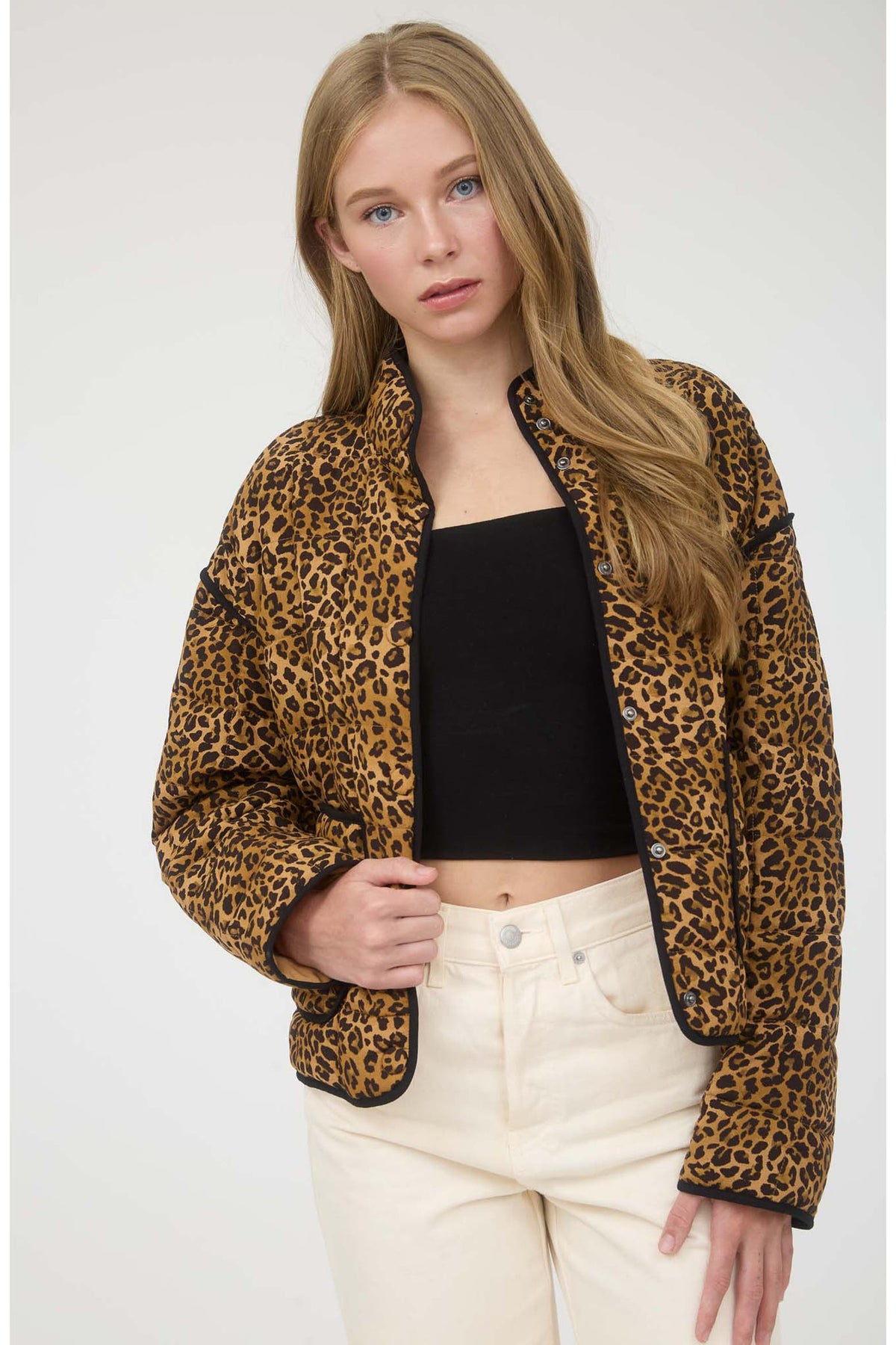 Animal print jacket