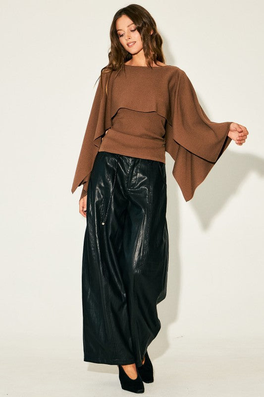Brown blouse