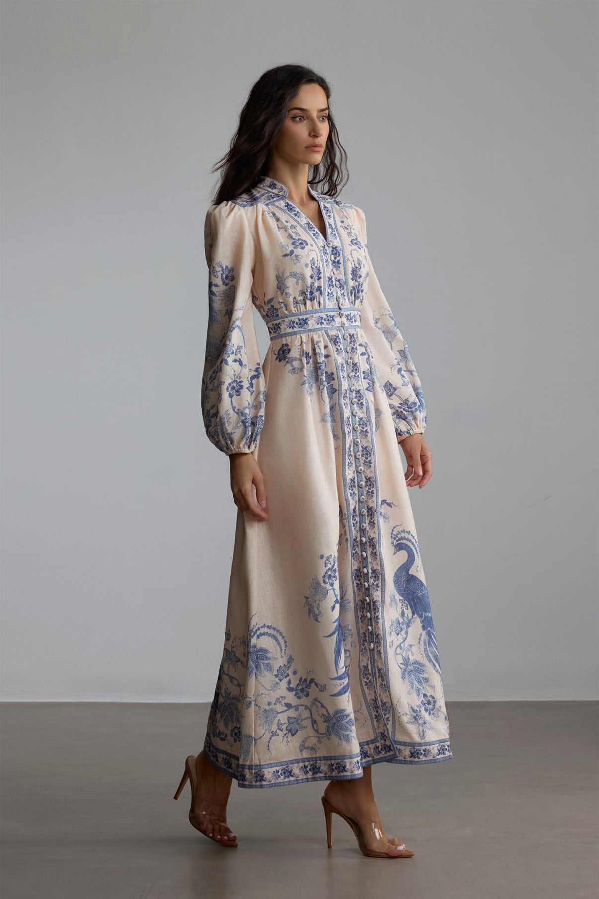 Blue Venetian dress