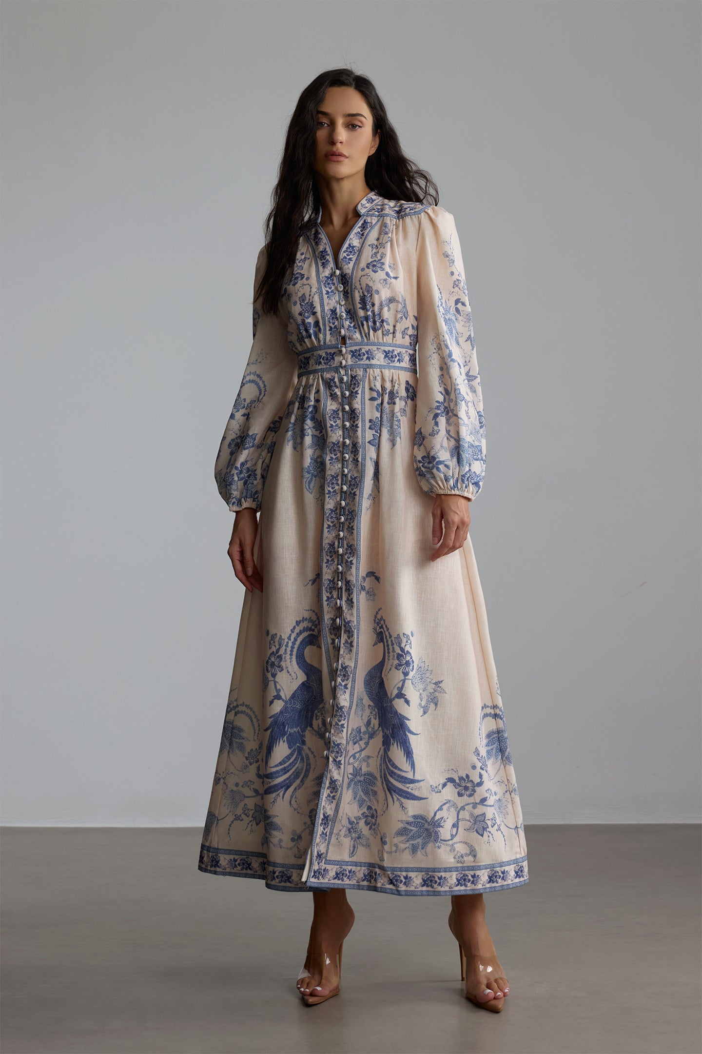 Blue Venetian dress