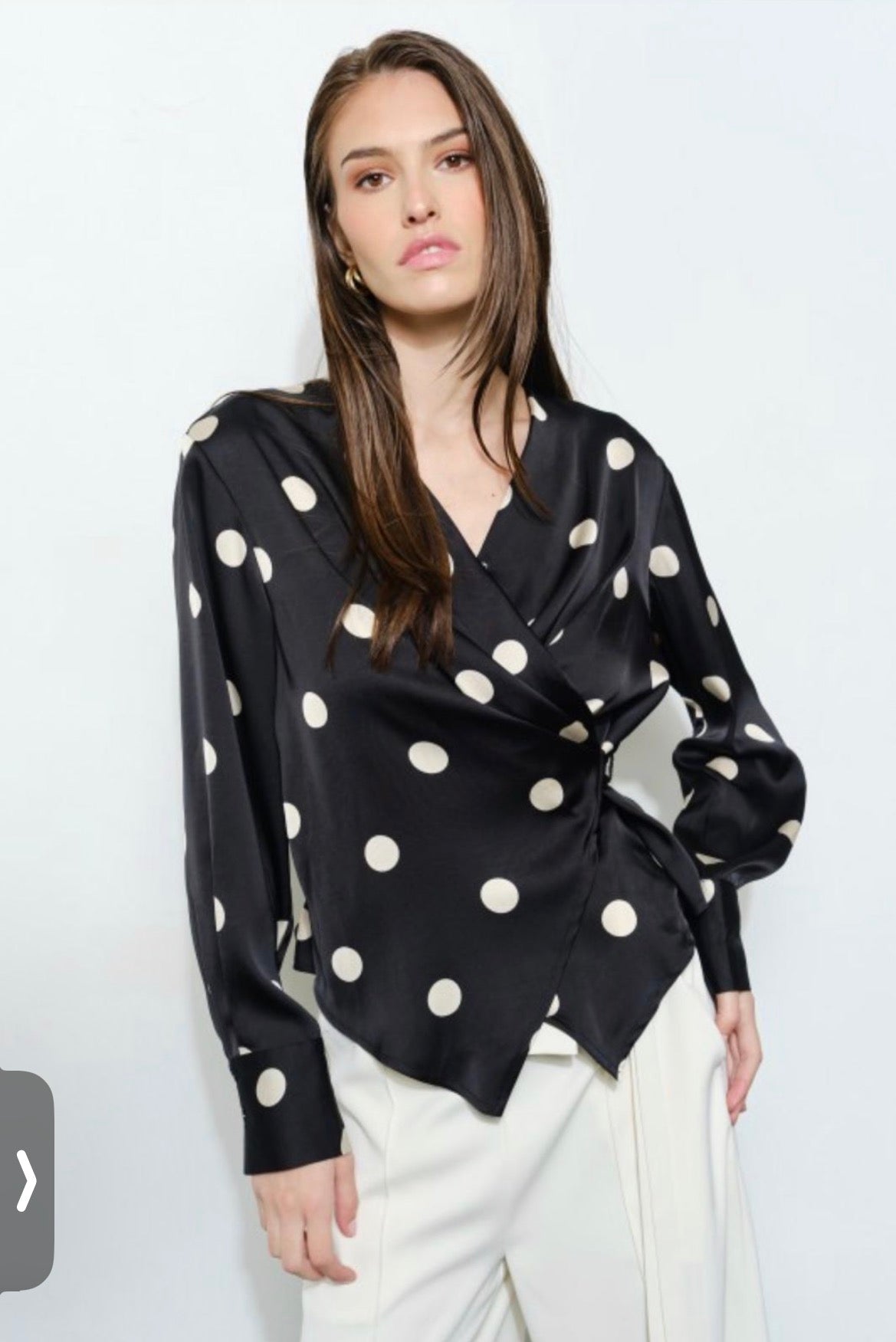 Polka dot blouse