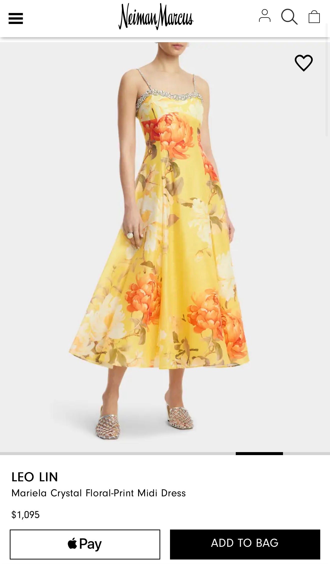 Designer yellow dress