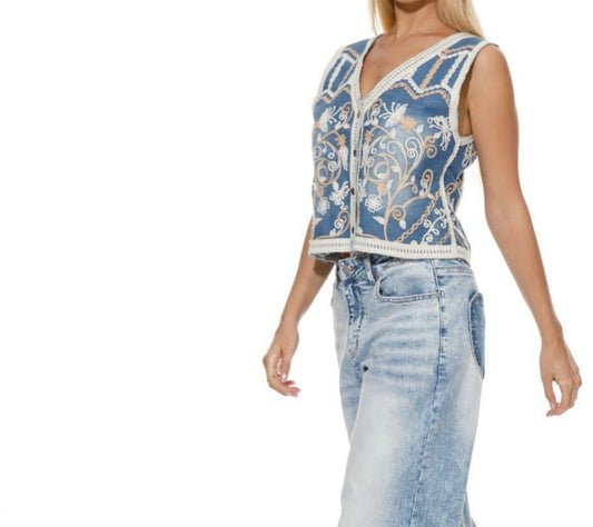 Bohemian vest