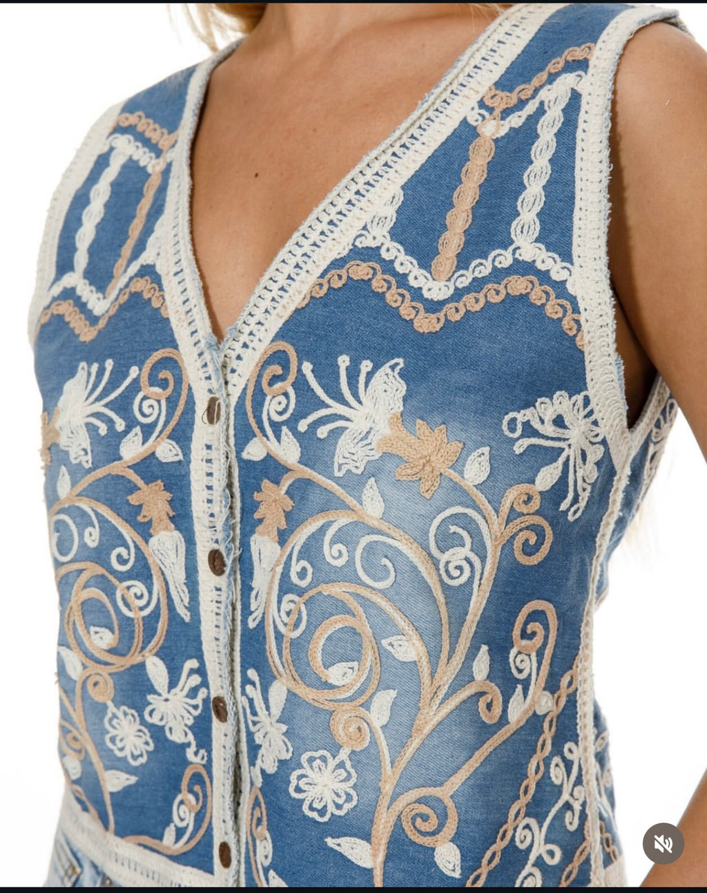 Bohemian vest