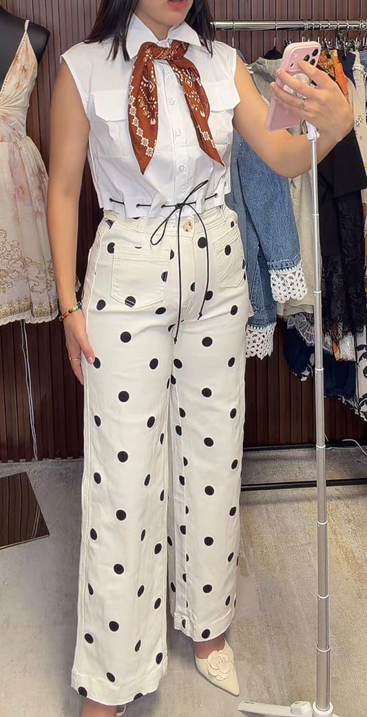 Polka dot Jean