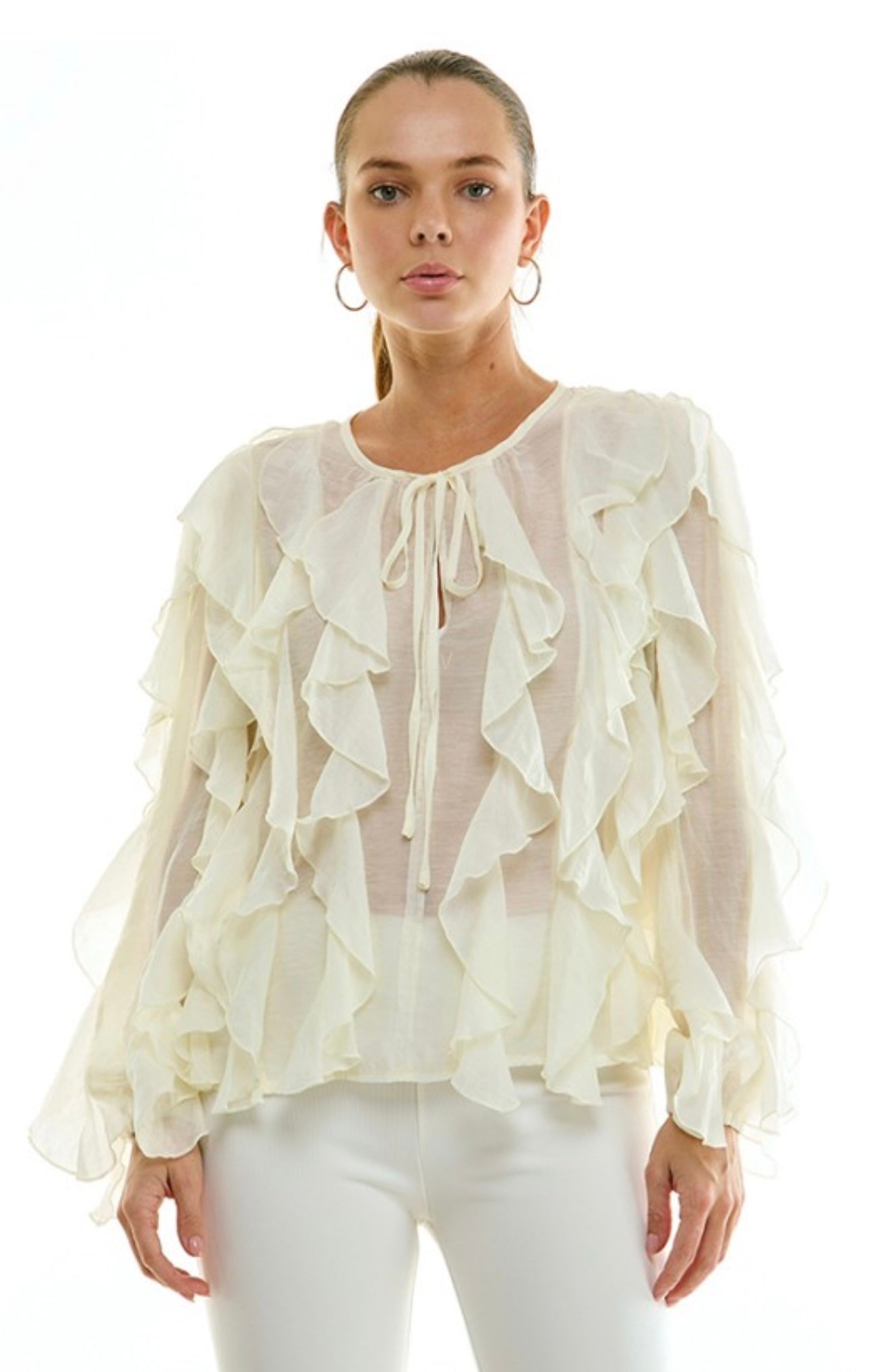 Ruffle blouse