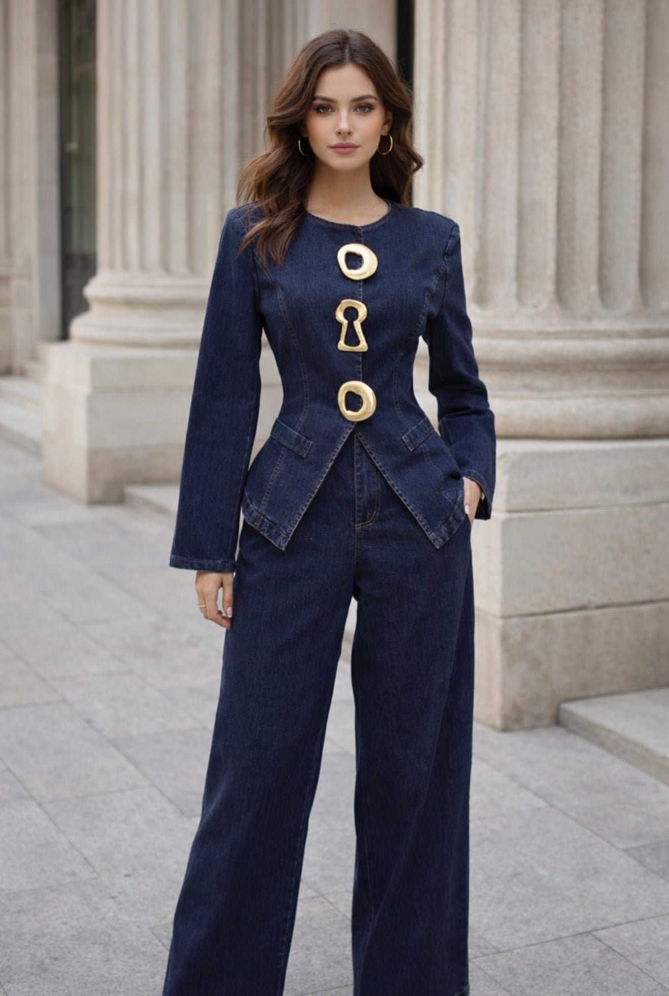 Lock denim set