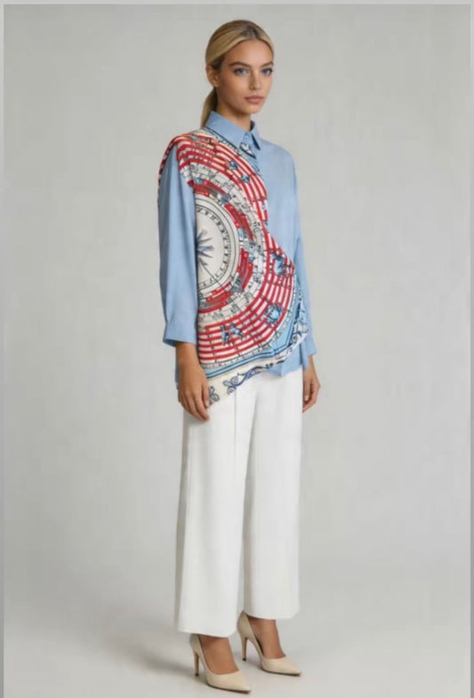 Blue blouse