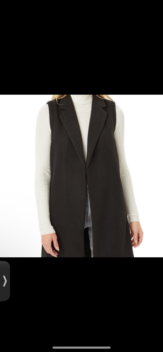 Suede vest