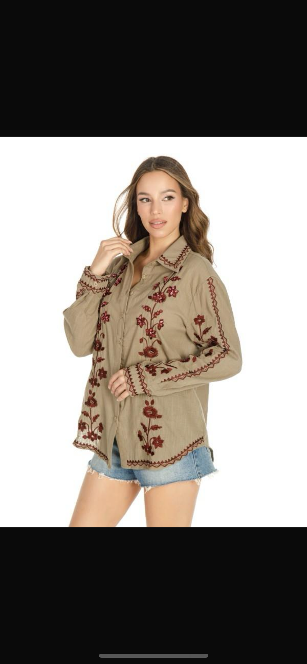 Embroidery blouse