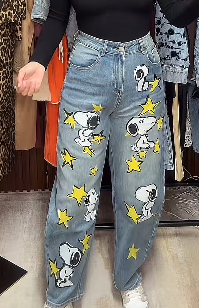 Star snoopy Jean
