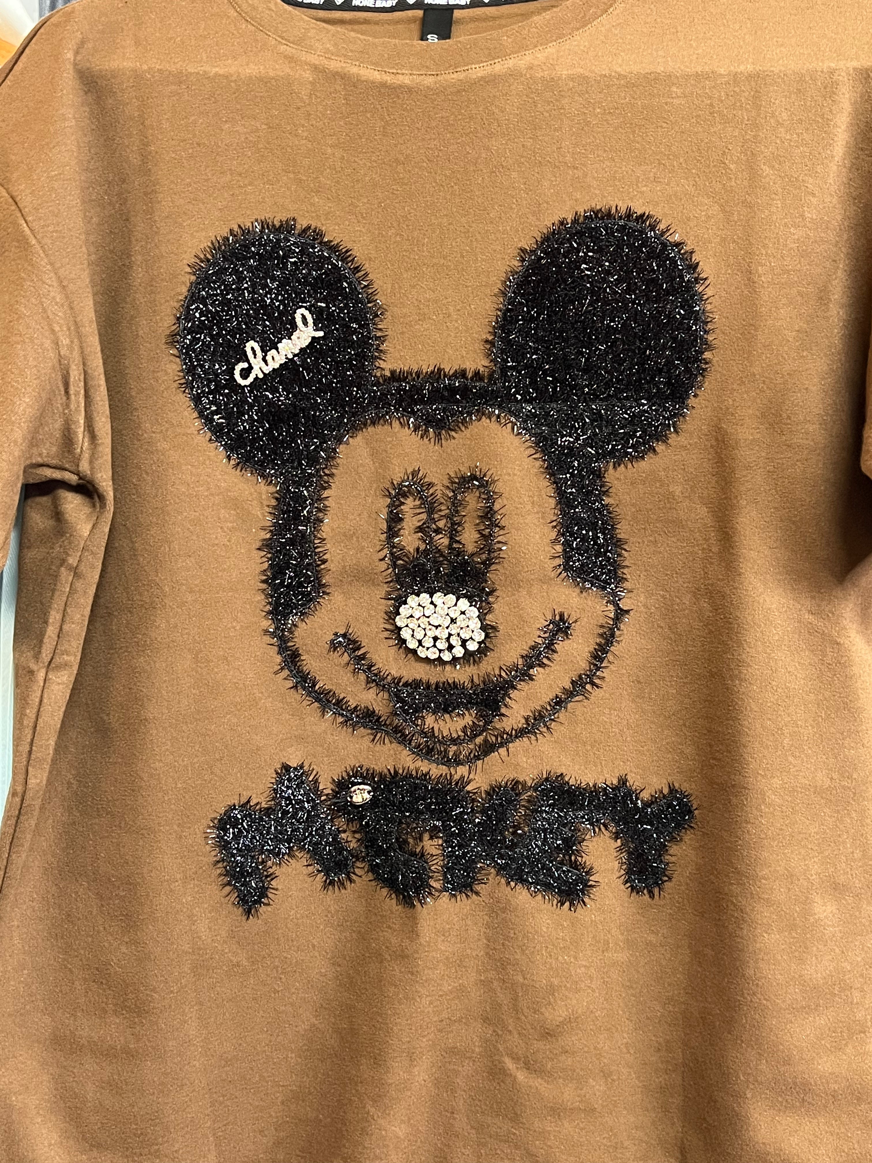 Mickey brown tshirt
